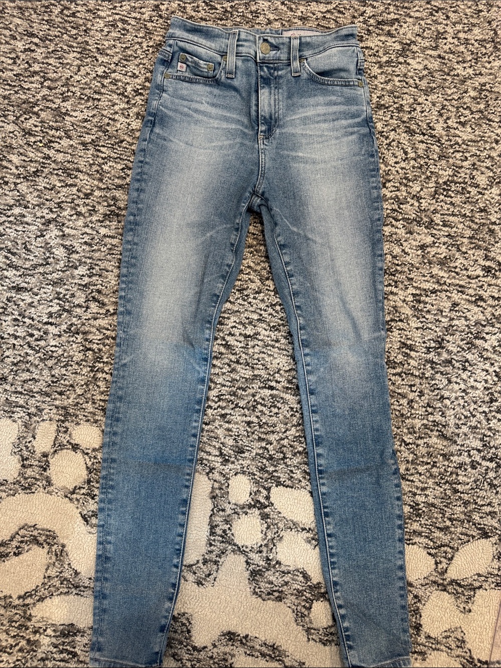 Ag Adriano Goldschmied Light Blue Skinny Jeans - Women